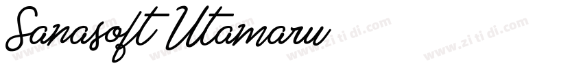 Sanasoft Utamaru字体转换